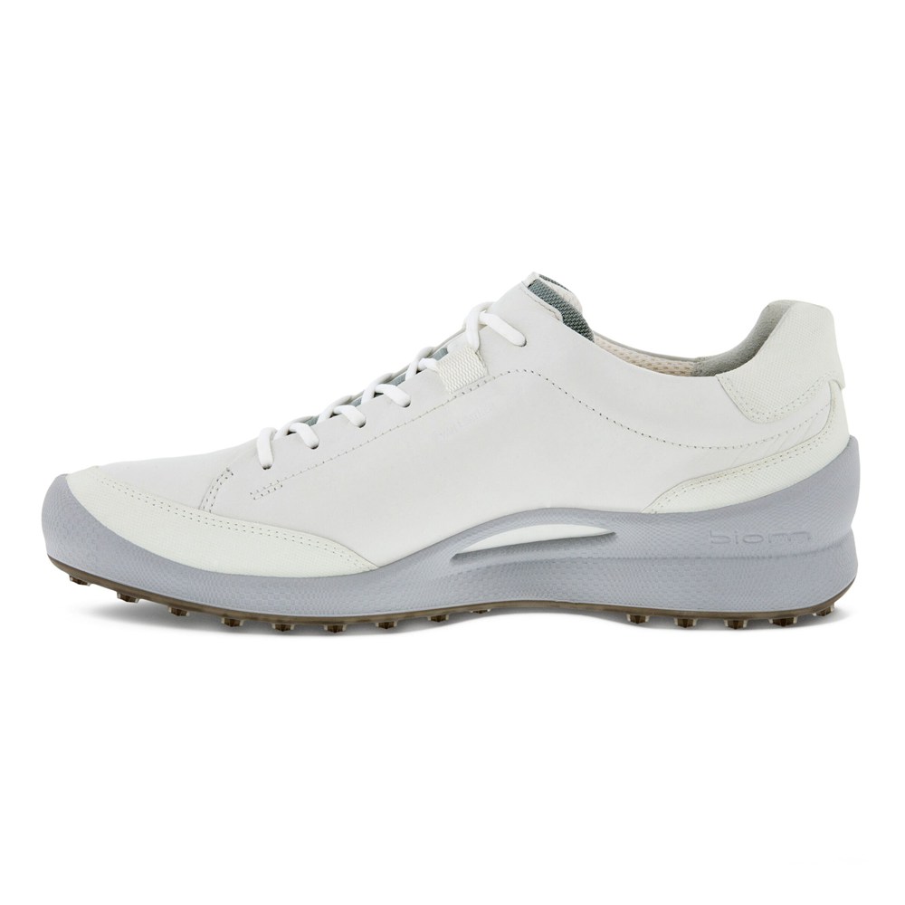 Zapatos De Golf Hombre - ECCO Biom Hybrid Laced - Blancos - ECX026357